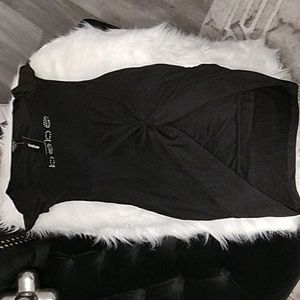 Bebe Black Bodycon Dress